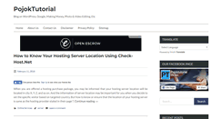 Desktop Screenshot of pojoktutorial.com