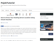 Tablet Screenshot of pojoktutorial.com